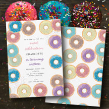 Kindergeburtstag "Pastel Donuts & Sprinkles"