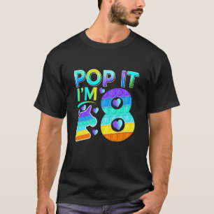 Kindergeburtstag Pop Ich bin 88 Einhorn Fidget T-Shirt