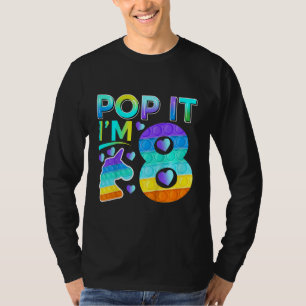 Kindergeburtstag Pop Ich bin 88 Einhorn Fidget T-Shirt
