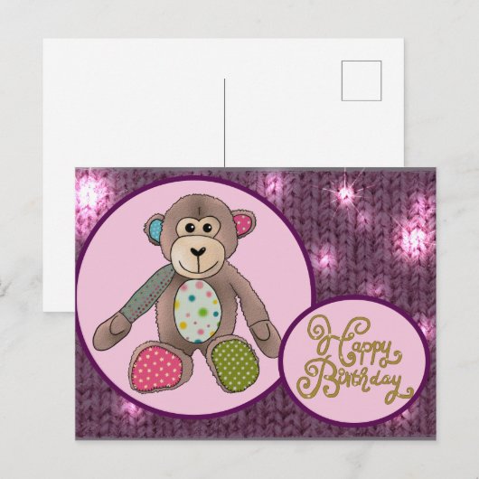 Kindergeburtstag Postkarte (Vorne/Hinten)