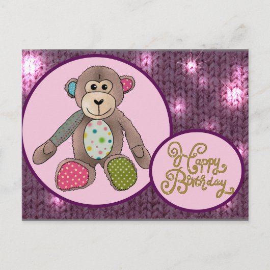 Kindergeburtstag Postkarte (Vorderseite)