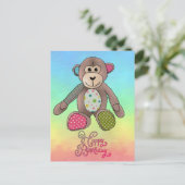 Kindergeburtstag Postkarte (Stehend Vorderseite)