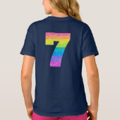 Kindergeburtstag Rainbow Party T-Shirt (Rückseite)