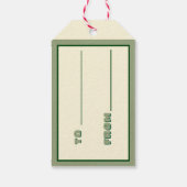 Kindergeburtstag Safari-Geschenkstempel Geschenkanhänger (Rückseite)