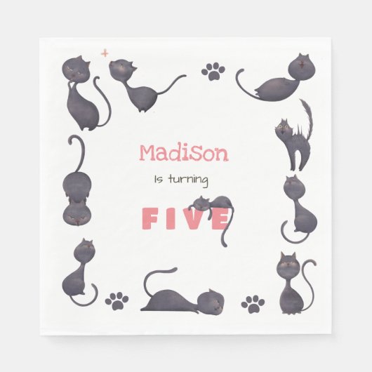 Kindergeburtstag Serviette (Vorderseite)