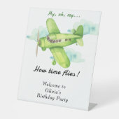 Kindergeburtstag Sockelschild (Vorderseite)