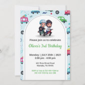 Kindergeburtstag Special Kinderspielzeug Einladung (Vorderseite)