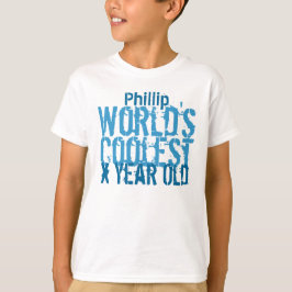 Kindergeburtstag T-Shirt JEDES JAHR Welt Cooler V0