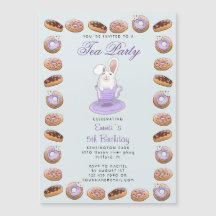 Kindergeburtstag Tee Party mit Hasen und Donuts