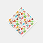 Kindergeburtstag-Thema Drucken Serviette (Ecke)