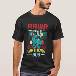 Kindergeburtstag Trex Dinosaur 4. Geburtstag Junge T-Shirt