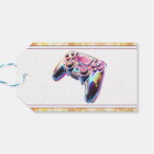 Kindergeburtstag von Videospielen Geschenkanhänger (Rückseite Horizontal)