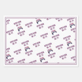 Kindergeburtstag von Videospielen Geschenkpapier Set (Vorderseite 2)