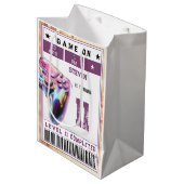 Kindergeburtstag von Videospielen Mittlere Geschenktüte (Vorderseite Schrägansicht)