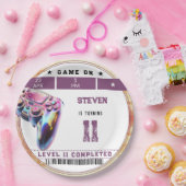 Kindergeburtstag von Videospielen Pappteller (Party)