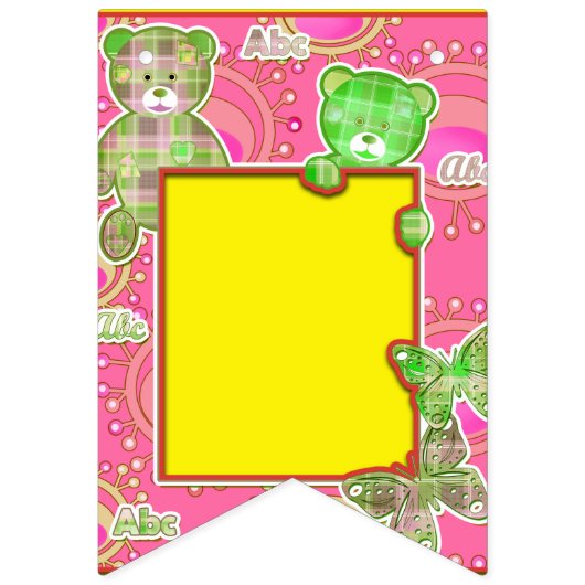 Kindergeburtstag Wimpelkette (Erste Fahne)