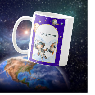 Kindergeburtstags-Kaffeetasse Außerirdisch Kaffeetasse