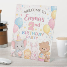 Kindergeburtstags-Willkommensschild-Bundle
