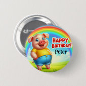 Kindergeburtstagsabzeichen button (Vorne & Hinten)