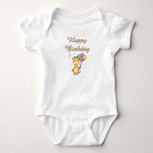 Kindergeburtstagseinladung Lustiger Cartoon-Stil Baby Strampler