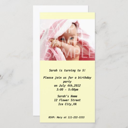 Kindergeburtstagsfeier (Vorne/Hinten)