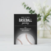 Kindergeburtstagsfeier Baseball individuell gestal Postkarte (Stehend Vorderseite)