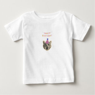 Kindergeburtstagsfeier Dinosaurier-Spaß-Design Baby T-shirt
