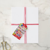 Kindergeburtstagsfeier geschenkanhänger (Mit Garn)
