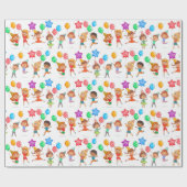 Kindergeburtstagsfeier Geschenkpapier (Flach)