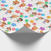 Kindergeburtstagsfeier Geschenkpapier (Ecke)