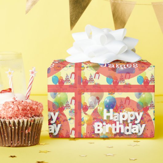 Kindergeburtstagsfeier geschenkpapier (Geburtstagsparty)