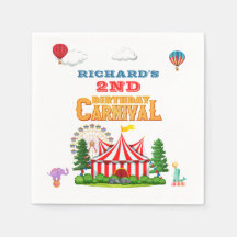 Kindergeburtstagsfeier Zirkus Karneval Thema