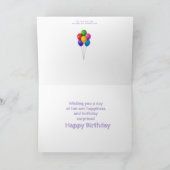 KinderGeburtstagskarte Feiertagskarte (Innenseite)