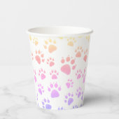 Kindergeburtstatue Pappbecher (Rückseite)