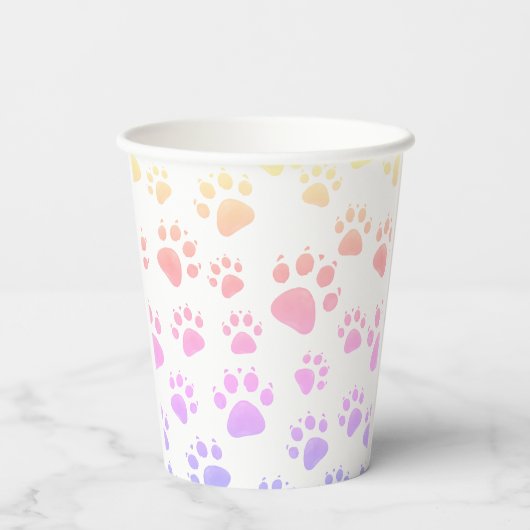 Kindergeburtstatue Pappbecher (Rückseite)