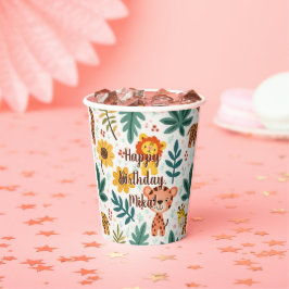 Kindergeburtstatue Pappbecher