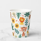 Kindergeburtstatue Pappbecher (Rückseite)