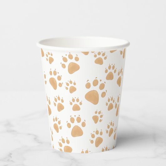 Kindergeburtstatue Pappbecher (Rückseite)