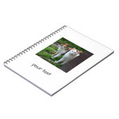 Kindergeschenk für individuelle Fotos und Textüber Notizblock (Linke Seite)