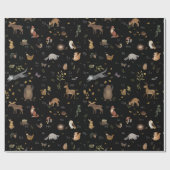 Kindergeschenk Niedlicher Bärenwald Geschenkpapier (Flach)