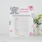 Kindergeschichte Emoji Pictionary [Baby Elephant] Briefbogen (Stehend Vorderseite)