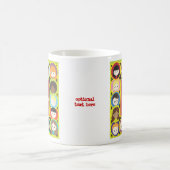 Kindergesichts-Diversity-Lehrer personifizieren Kaffeetasse (Mittel)