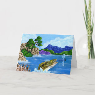 Kindergewinner: Walleye Feiertagskarte