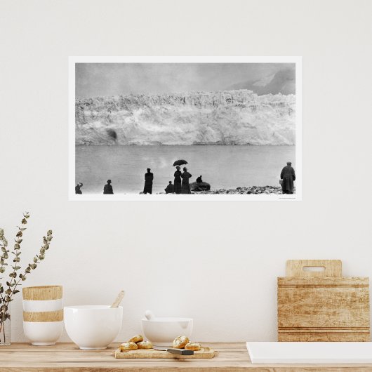 Kindergletscher Alaska 1908 Poster (Küche)