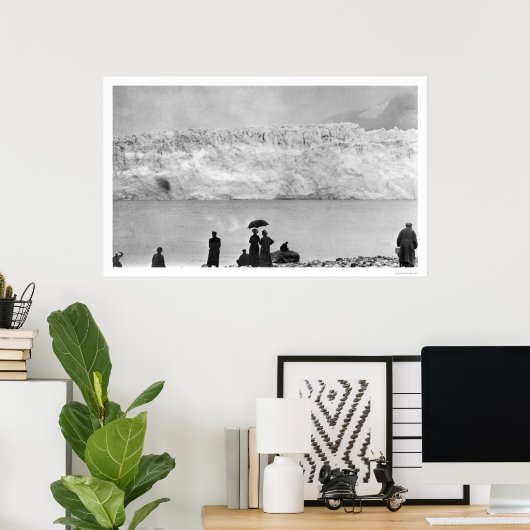 Kindergletscher Alaska 1908 Poster (Heimbüro)