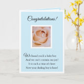 Kindergratulation Karte (Gelbe Blume)