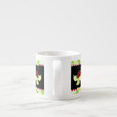 Kindergröße Teacup für Tee-Party, Ladybug-Blume Espressotasse (Rückseite)