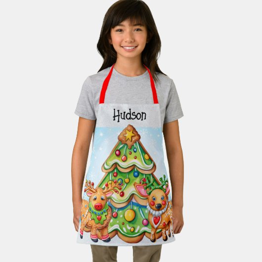Kindergröße Weihnachtszeit Schürze (Insitu)
