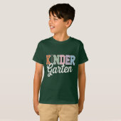 Kindergrten – Colorful Back to School Design T-Shirt (Vorne ganz)