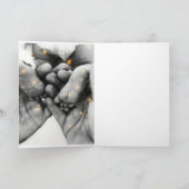 Kindergrußkarte für das erste Jahr Karte (Innenseite)